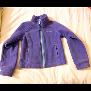 Little girls Columbia fleece coat